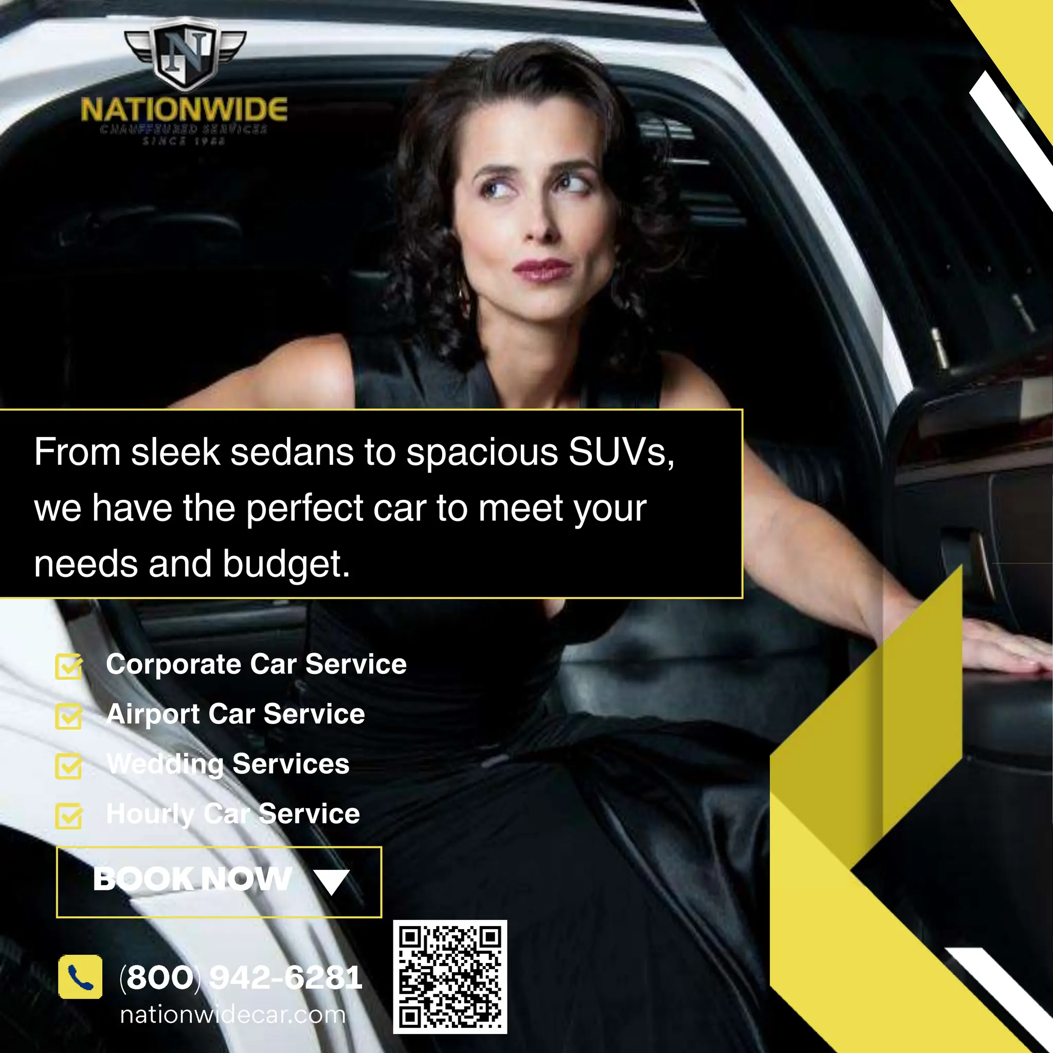 Corporate Car Service
Airport Car Service
Wedding Services
Hourly Car Service
From sleek sedans to spacious SUVs,
we have the perfect car to meet your
needs and budget.
 
