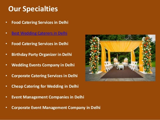 Cheap Catering For Wedding In Delhi