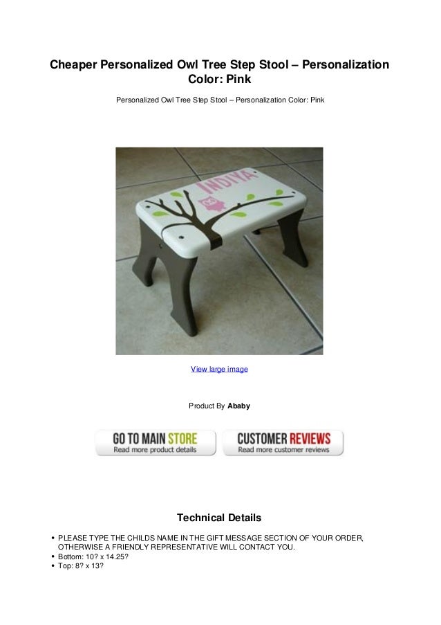 hand painted personalized step stools