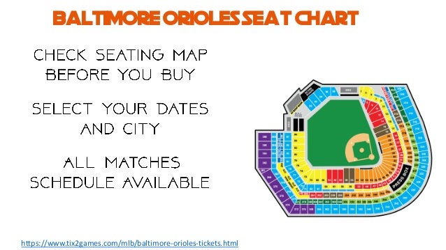 Orioles Tickets Seating Chart