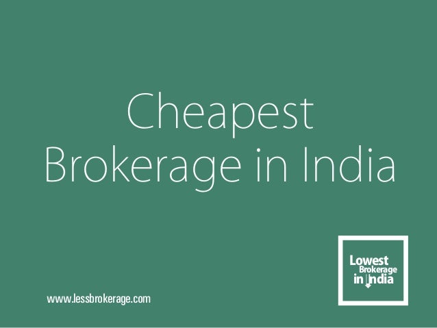 Cheapest option trading broker india