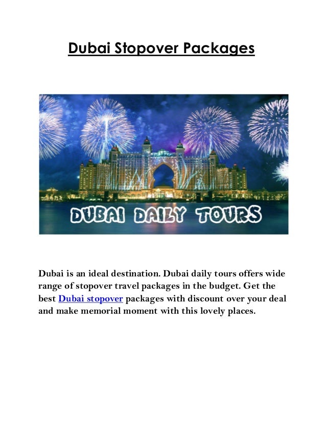 Cheapest dubai tours packages