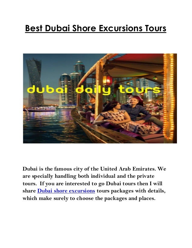 Cheapest dubai tours packages