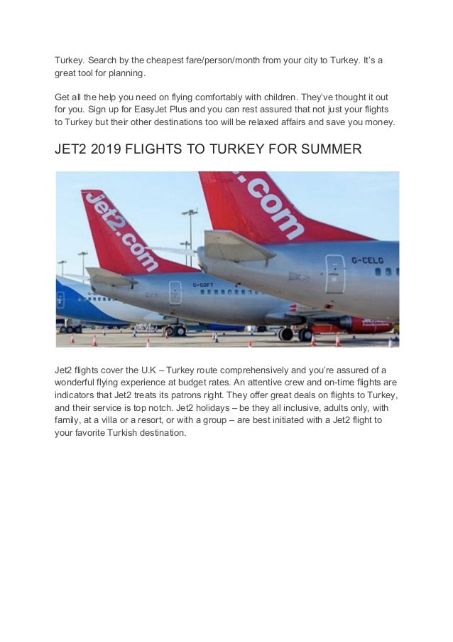 Cheapest flights to turkey thomas cook, easy jet and jet2 flight deals