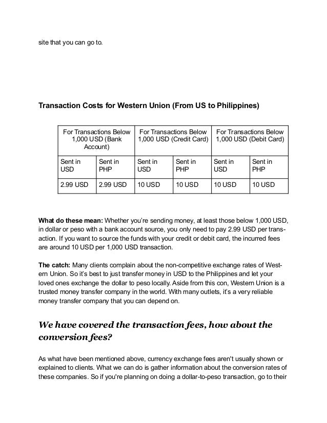 Cheapest ways to send money to the Philippines from the US