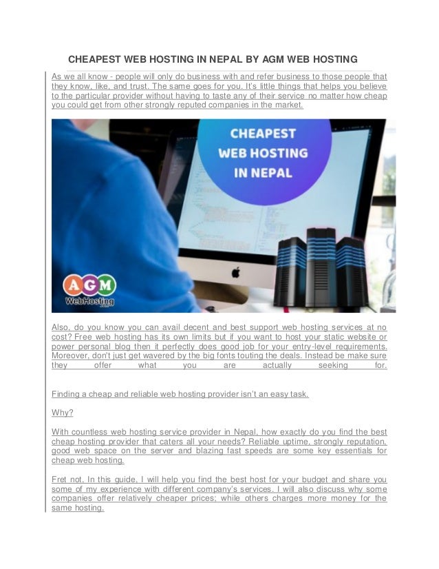 Cheapest Web Hosting In Nepal By Agm Web Hosting Images, Photos, Reviews