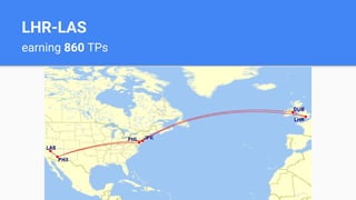 LHR-LAS
earning 860 TPs
 