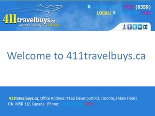 Welcome to 411travelbuys.ca
 