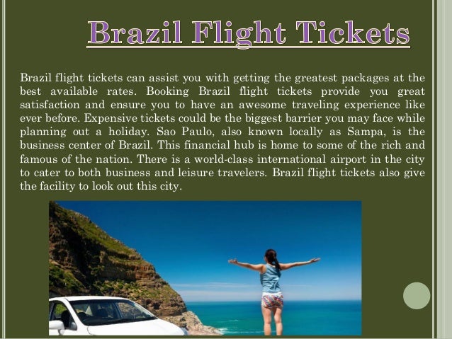 Cheap flight to brazil