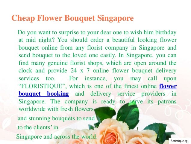 Cheap Flower Bouquet Singapore