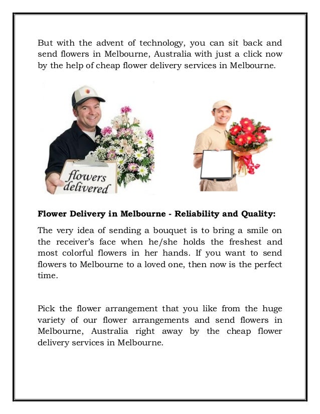 Cheap flower delivery melbourne