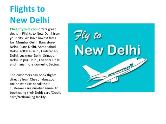 Cheapflybuzz offers best deals in Domestic flights- Delhi