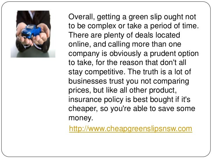 Cheap green slips nsw ppt 1125
