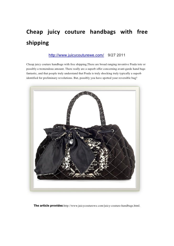Cheap juicy couture handbags with free shipping