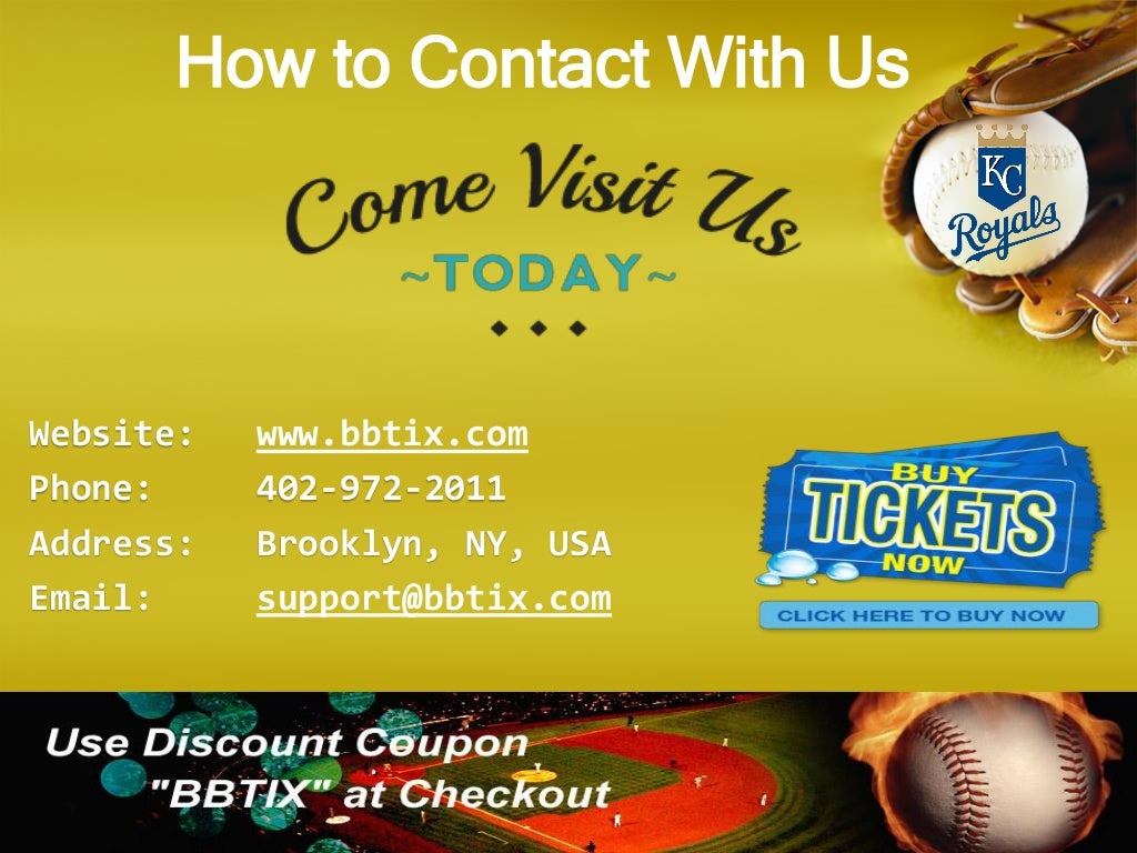 Kansas City Royals Tickets Cheap Kansas City Royals Discount Coupon