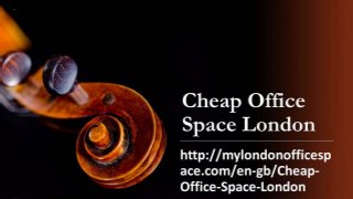 Cheap office space london