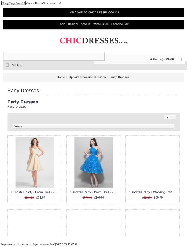 uk dresses website