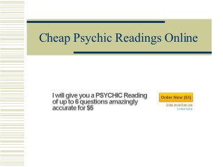 Cheap Psychic Readings Online
 
