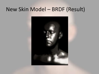 New Skin Model – BRDF (Result)
 