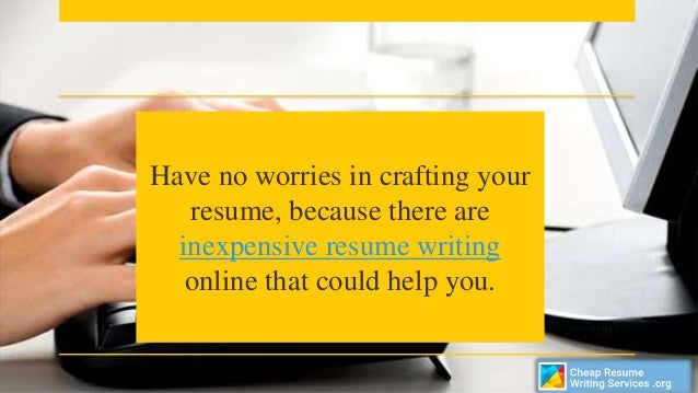 affordable resume writing services