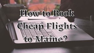 How to Book
How to Book
How to Book
Cheap Flights
Cheap Flights
Cheap Flights
to Maine?
to Maine?
to Maine?
 