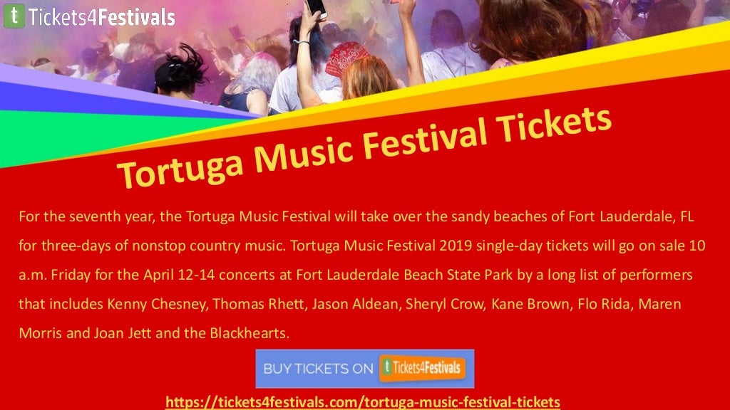 Discount Tortuga Music Festival Tickets