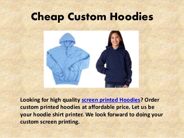 screen print hoodies cheap