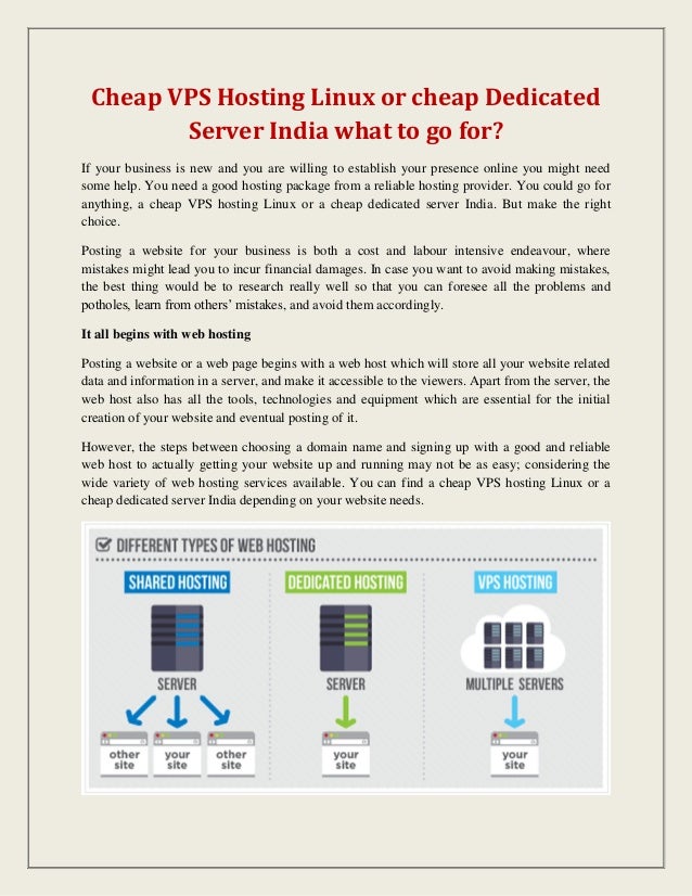 Cheap Vps Hosting Linux Or Cheap Dedicated Server India What To Go Fo Images, Photos, Reviews