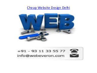 Cheap Website Design Delhi
 