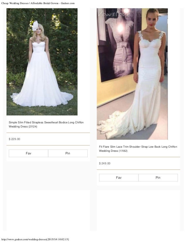 affordable bridal wear