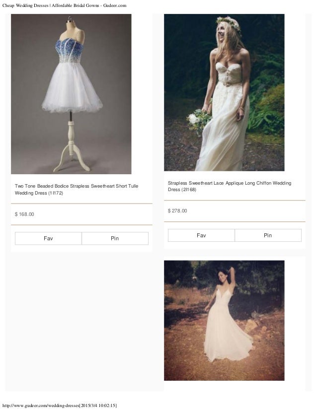 affordable bridal wear