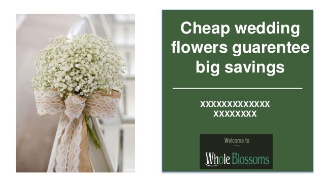 Decor Your Own Wedding Venue With Cheap Wedding Flowers