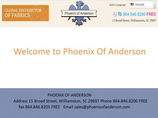Welcome to Phoenix Of Anderson
 