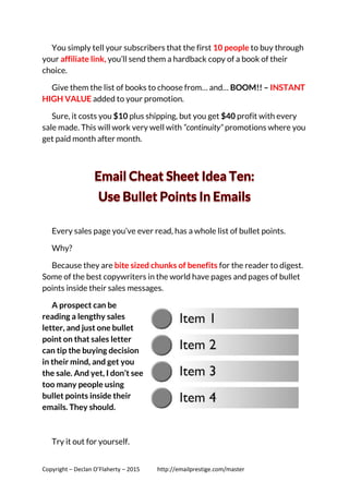 Cheat shet-email-ideas | PDF