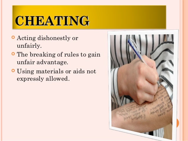 Cheating In Exams Cheating In Exams