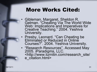 How to Prevent Cheating in an Online Course | PPT