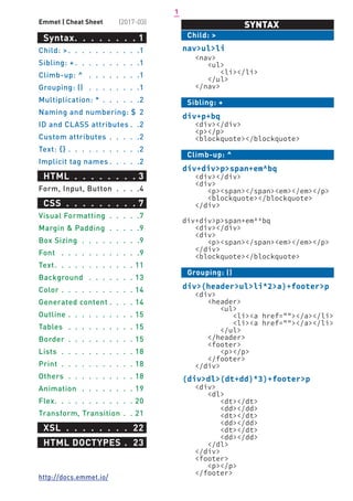 Cheatsheet a5 | PDF
