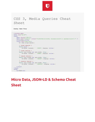Cheat Sheet Collection | PDF