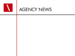 AGENCY NEWS
 