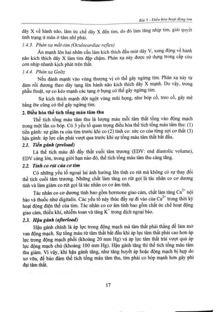 Điều hòa hoạt động của tim