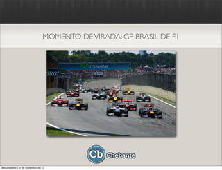 MOMENTO DE VIRADA: GP BRASIL DE F1




segunda-feira, 5 de novembro de 12
 