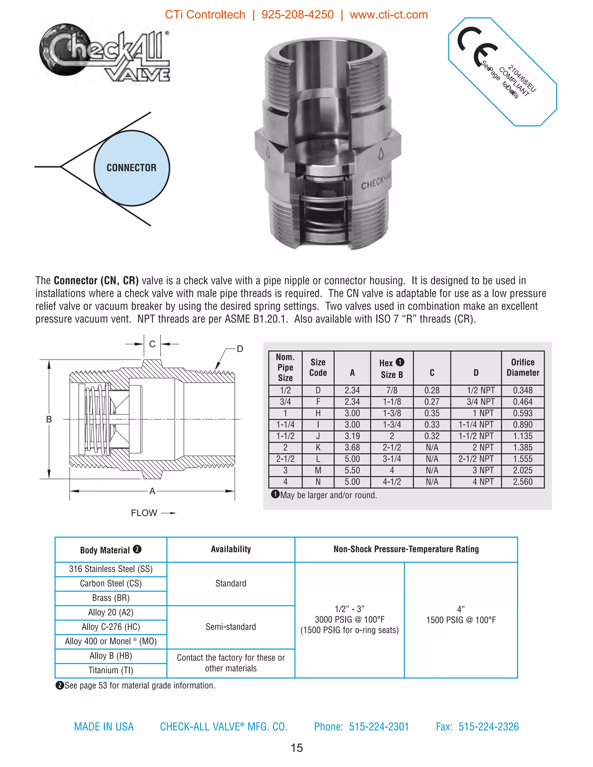 CheckAll Valve Product Catalog PDF