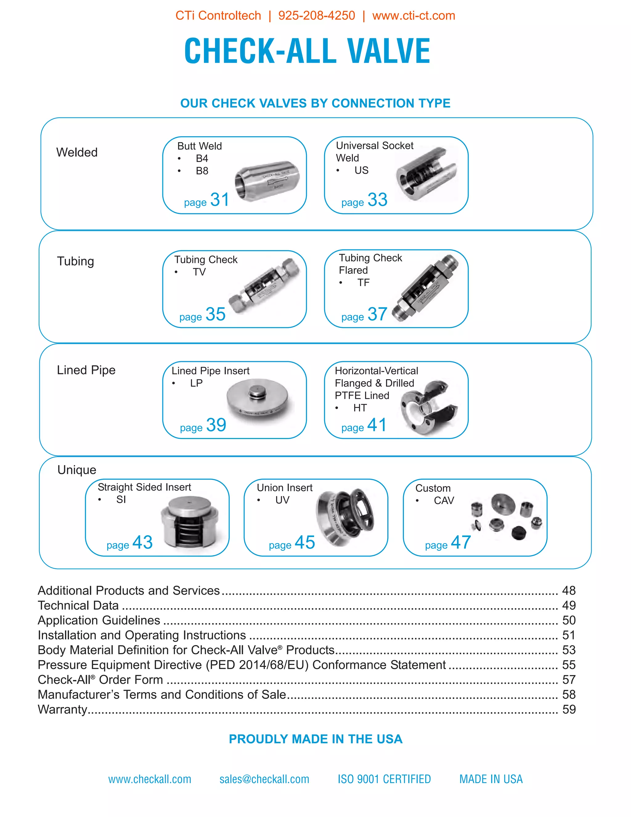 CheckAll Valve Product Catalog PDF