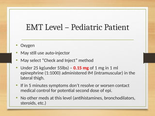 Check and Inject EMT Final PPT EMT CLASS CT OEMS | PPT