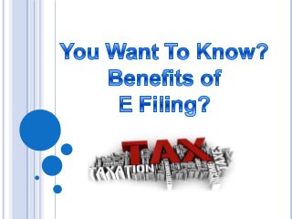 Check Benefits of Online IRS Taxation
