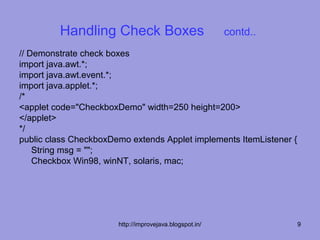 Checkbox and checkbox group | PPT