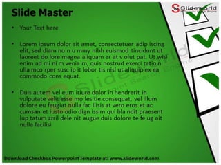 Powerpoint Checkbox Design Checkbox Powerpoint Template - SlideWorld | PPTX