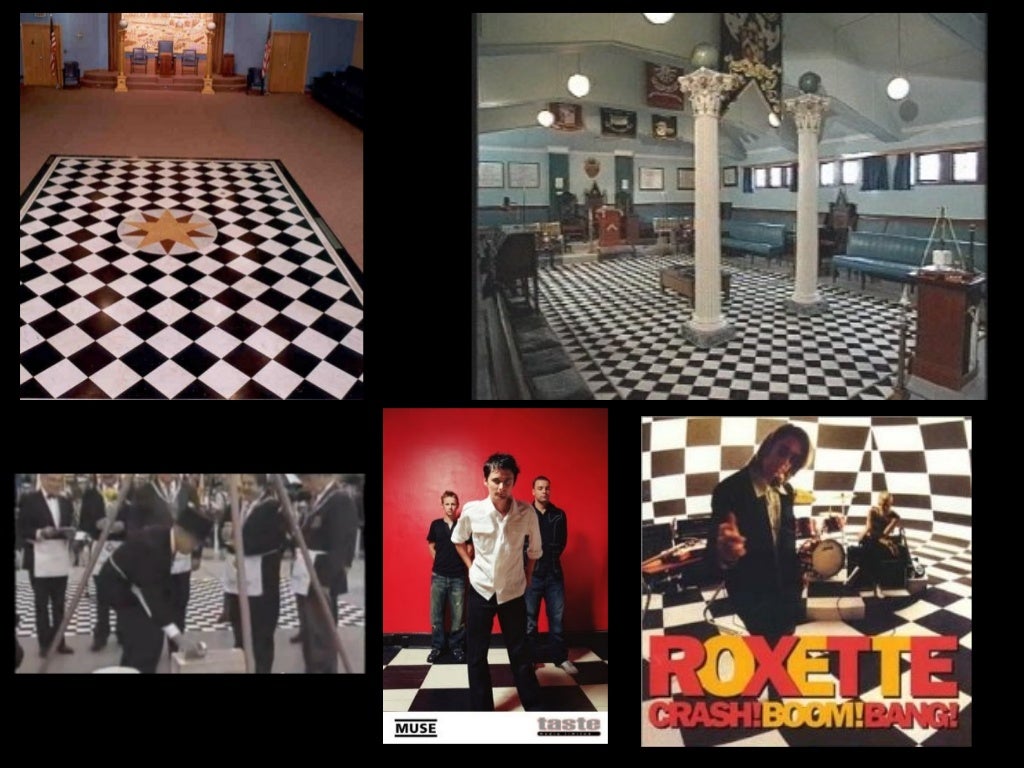 Checkerboard floors and masonic symbolism in movies and music Part I