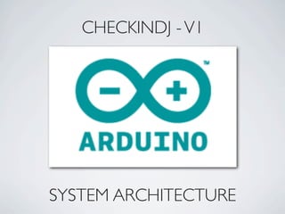 CHECKINDJ - V1




SYSTEM ARCHITECTURE
 