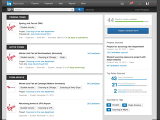 Campus Recruiter Tools 1/5
LinkedIn Confidential ©2012 All Rights Reserved 31
 